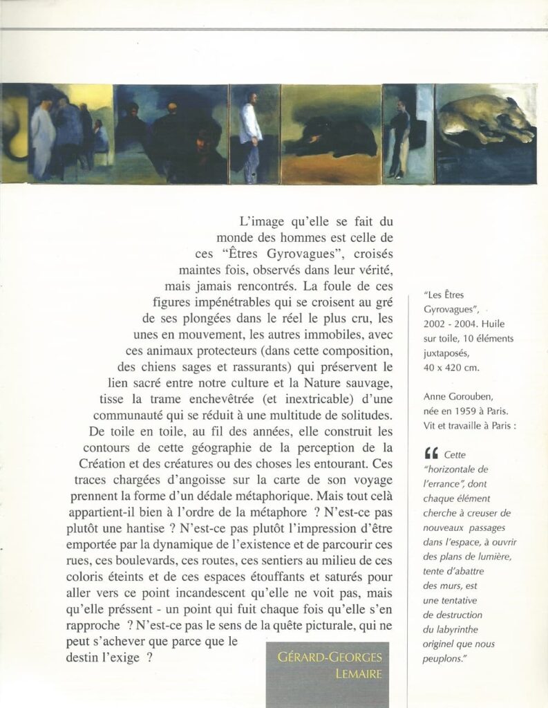 2004 LABYRINTHES texte Gérard Georges Lemaire 2