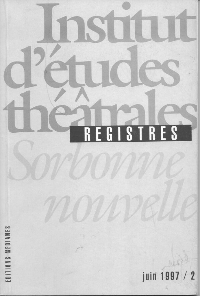 Registre. À propos de Pôles, Note sur les corps difficiles d'Anne Gorouben, 2 Anne Longuet-Marx